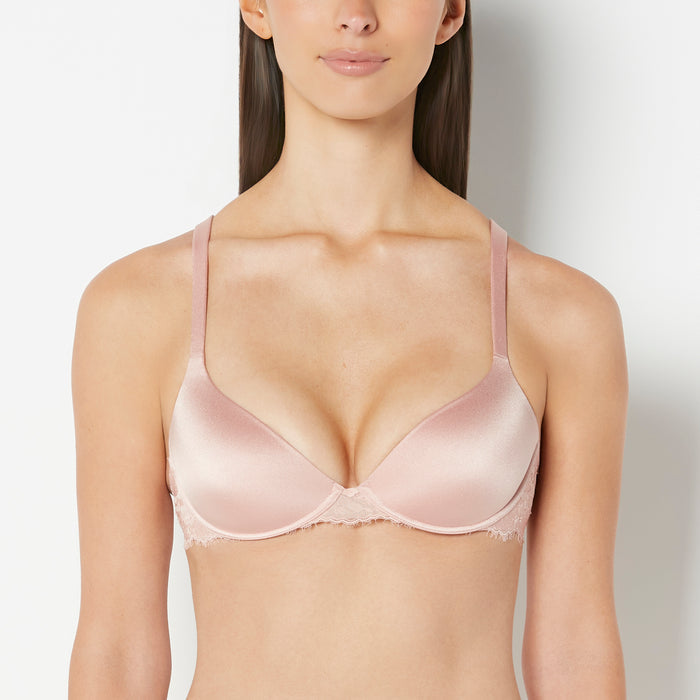 Lightly Line Full Coverage Bra With Bewitched Lace Wing in Misty Rose