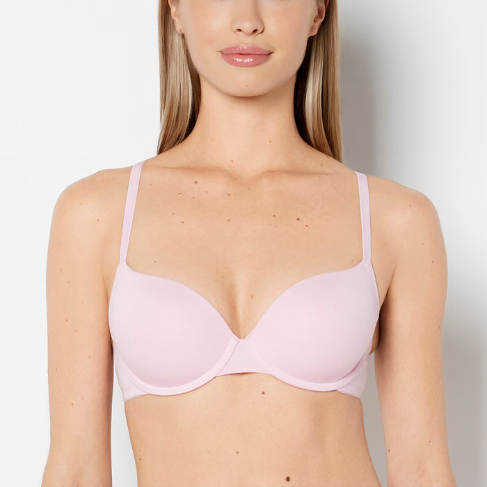 Lightly Lined Demi Cotton bra in Sweet Dream