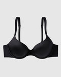 Lightly Lined Full Coverage Bra in Black