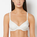 Lightly Lined Full Coverage Bra with Afterglow Lace Trim in Ivory