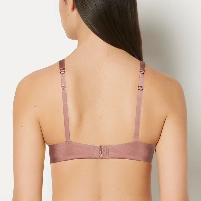 Lightly Lined Full Coverage Bra with Lush Lace in Deer