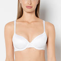 Lightly Lined Full Coverage Bra with Montreal Lace In White