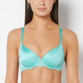 Lightly Lined Full Coverage Lace Wing Bra in Pool Blue