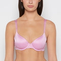 Lightly Lined Micro Cup Bra With Lace Wing in Orchid