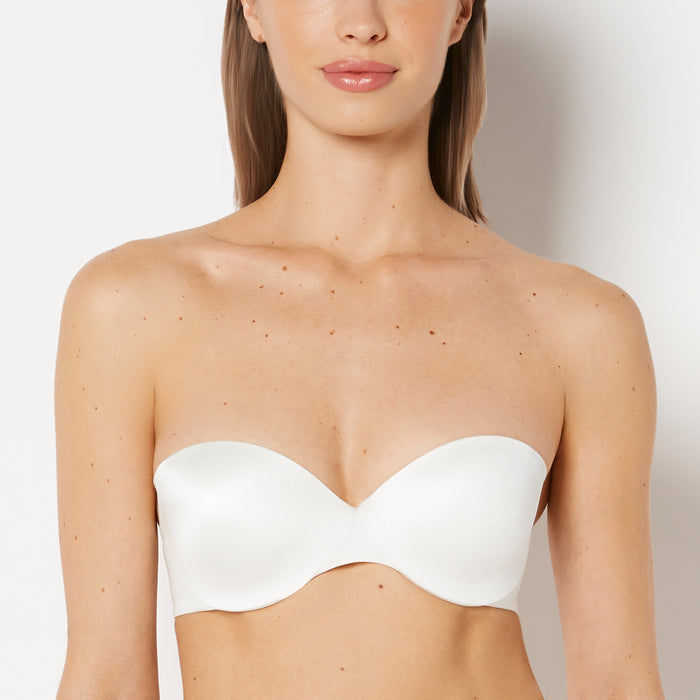 Lightly Lined Strapless in Ivory