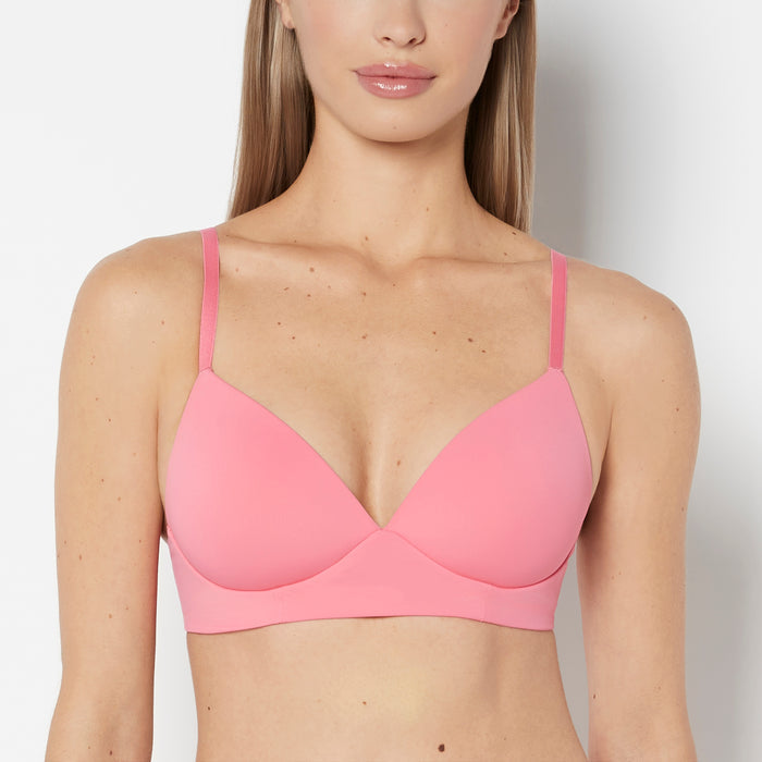 Lightly Lined Wireless Bra in Hot Pink