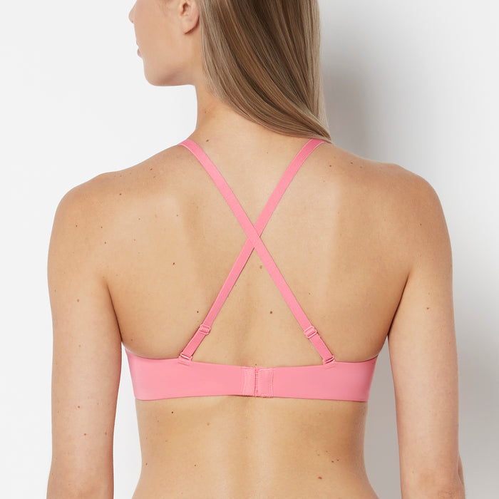 Lightly Lined Wireless Bra in Hot Pink