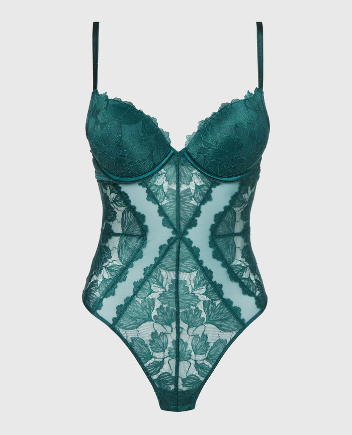 Longlines Bodysuit in Mediterranea
