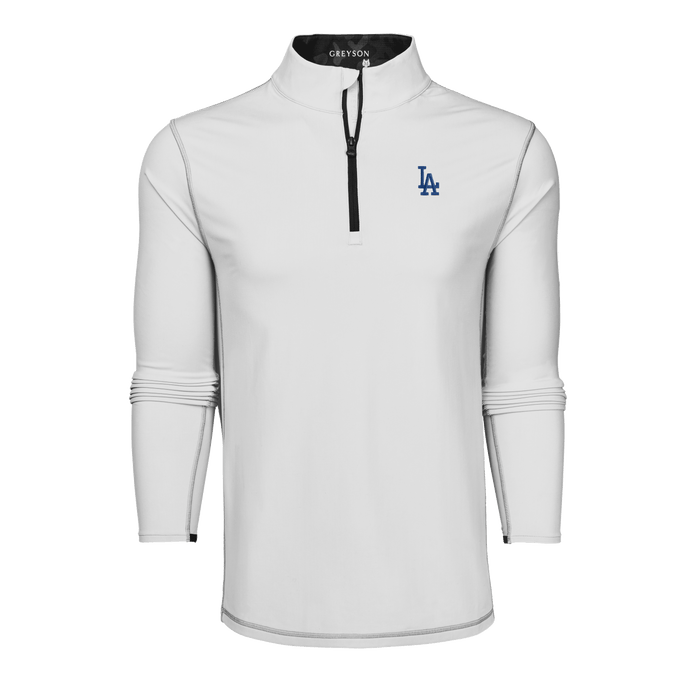 Arctic LA Dodgers Colorado Mock Neck Quarter-Zip - Front View | Greyson Clothiers