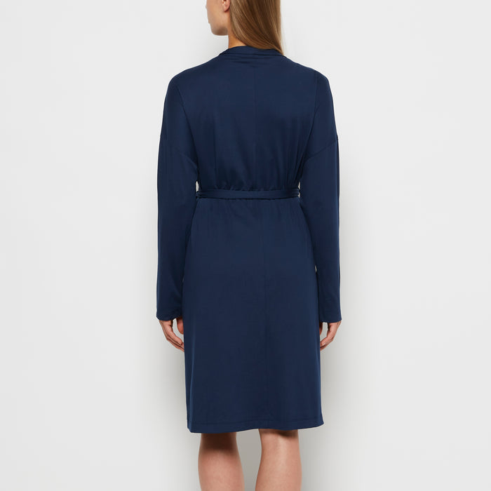Lounge Robe in Dark Navy
