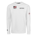 Arctic Cotton LST Flight Crewneck Sweatshirt - Front View, WLF Flag Embroidery | Greyson Clothiers