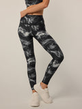 Shepherd Ghost Dancer Luna Legging, high-waist smoke print - Side View | Greyson Clothiers