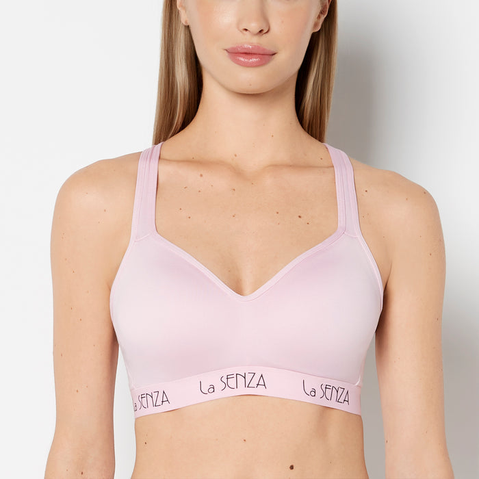 Medium Impact Padded Sports Bra in Sweet Dream