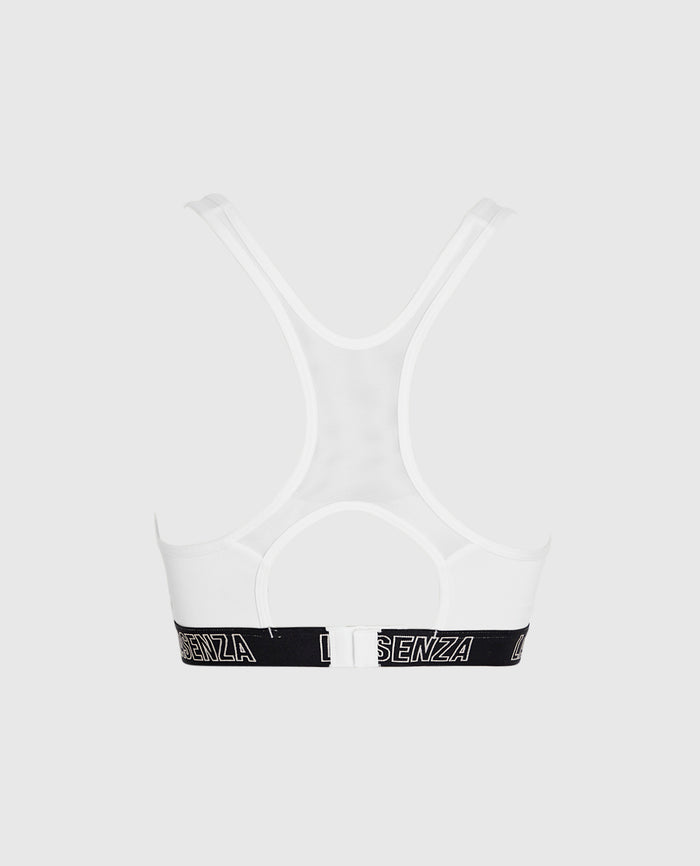 Medium Impact Sports Bra in Ivory