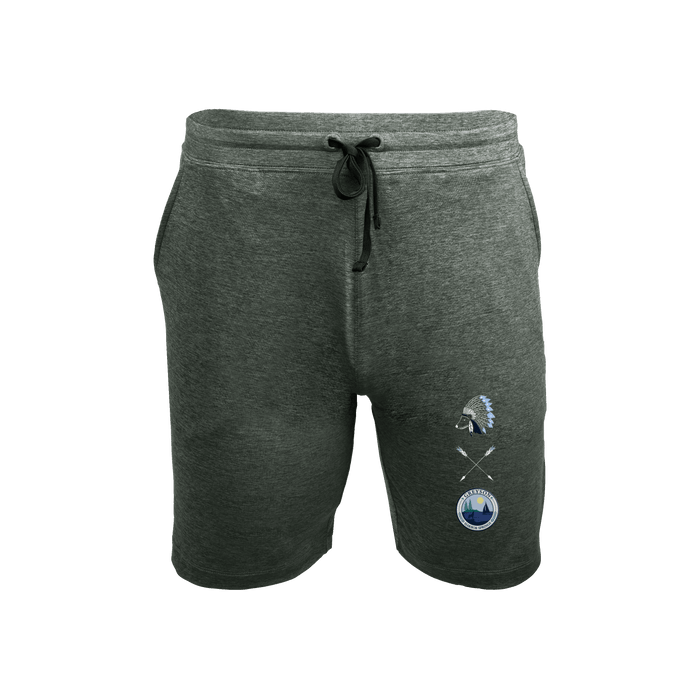 Greyson Members Only Harbor Springs Guide Sport Short in Scareb - Front View with Harbor Springs Emblem and Drawstring Waist | Greyson Clothiers