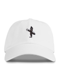 Arctic Members Only Wolf Caddie Dad Hat - Front View, Wolf Caddie Embroidery | Greyson Clothiers