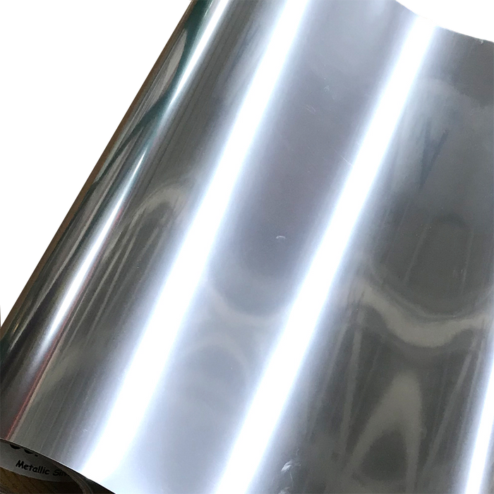 Metallic, Silver Heat Transfer Vinyl 19"