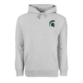 Light Grey Heather Michigan State Stadium Series Fireside Hoodie - Front View, Spartan Logo | Greyson Clothiers