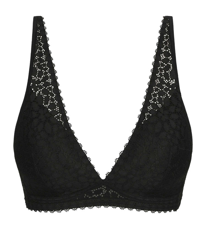 Microfiber triangle bra Daily Dentelle Black