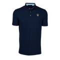 Maltese Blue Milwaukee Brewers Golf Polo Shirt - Front View | Greyson Clothiers