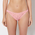 Mini Cheeky Panty in Ultra Lace in Conch Shell