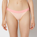 Mini Cheeky Panty with Art Deco Logo in Pink
