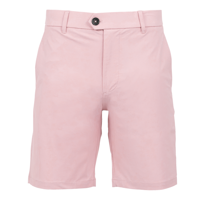 Meadowsweet Pink Greyson Montauk Performance Short 8" - Front View | Greyson Clothiers