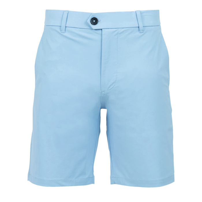 Aegean Teal Greyson Montauk Performance Short 8" - Front View | Greyson Clothiers