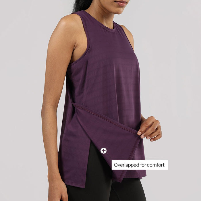 Most Breathable - Overlapped Mesh Tank - BlissClub