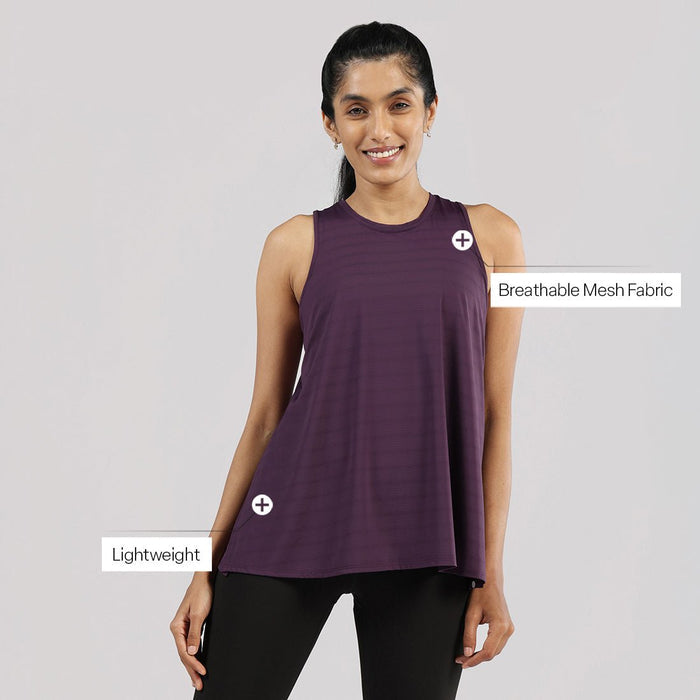 Most Breathable - Overlapped Mesh Tank - BlissClub
