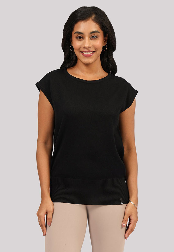 Move All Day Cap Sleeves Top - BlissClub