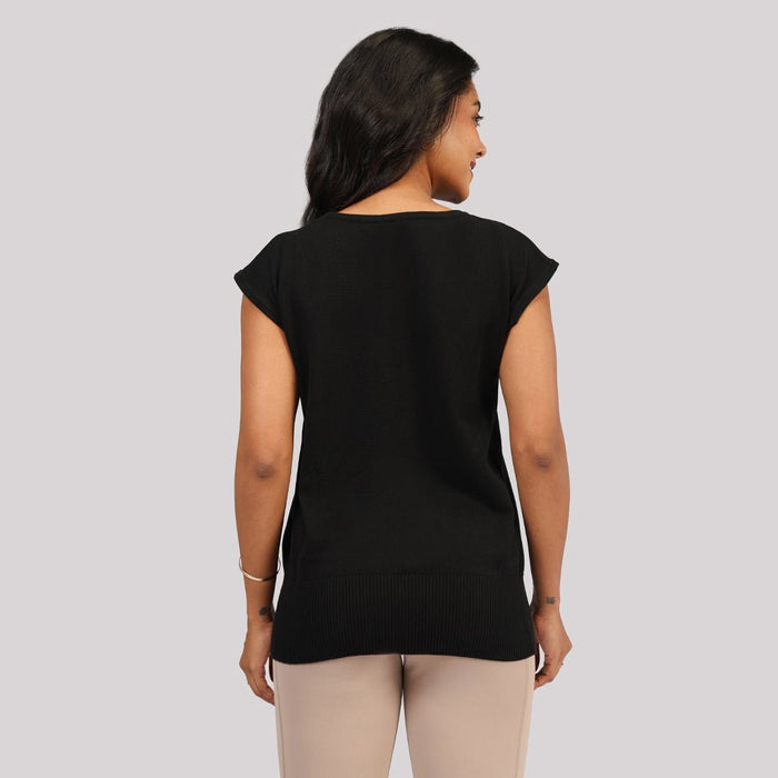 Move All Day Cap Sleeves Top - BlissClub