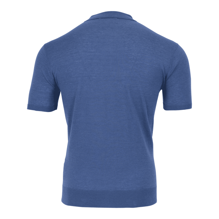 Falcon Mens Short Sleeve Sweater Polo - Back View | Greyson Clothiers