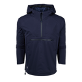 Maltese Blue Niagara Anorak Jacket - Front View, Quarter-Zip Hood | Greyson Clothiers