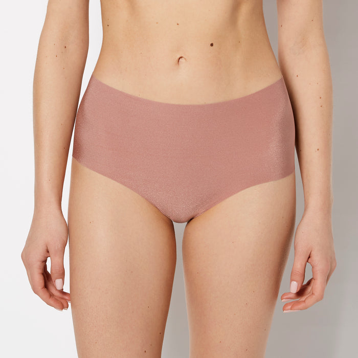 No Show High Waist Brief Panty in Deer