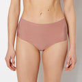 No Show High Waist Brief Panty in Deer