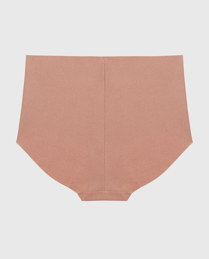 No Show High Waist Brief Panty in Deer