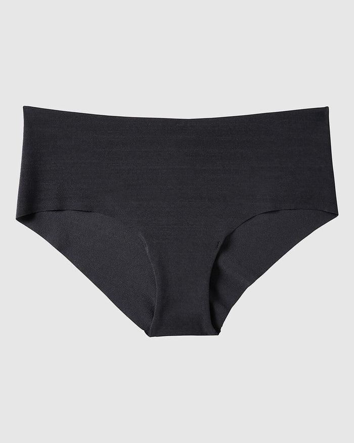 No Show Invisible Cheeky Panty in Tuxedo Black