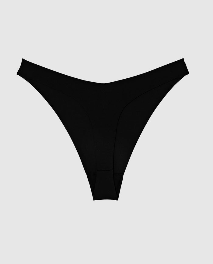 No Show Invisible High Leg Thong Panty