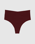 No Show Invisible High Waist Thong Panty