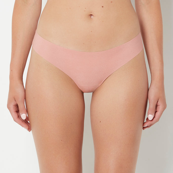 No Show Thong in Desert Sand