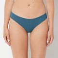 No Show Thong in Legion Blue