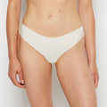 No Show Thong in Pearled Ivory