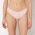 No Show Thong in Pink Blush