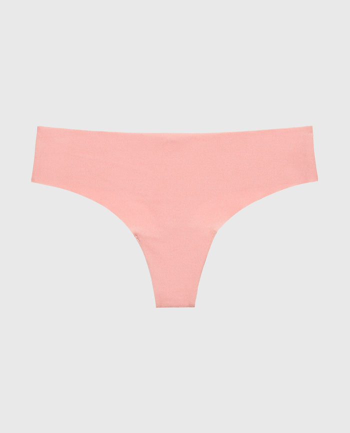 No Show Thong in Rose Elegance