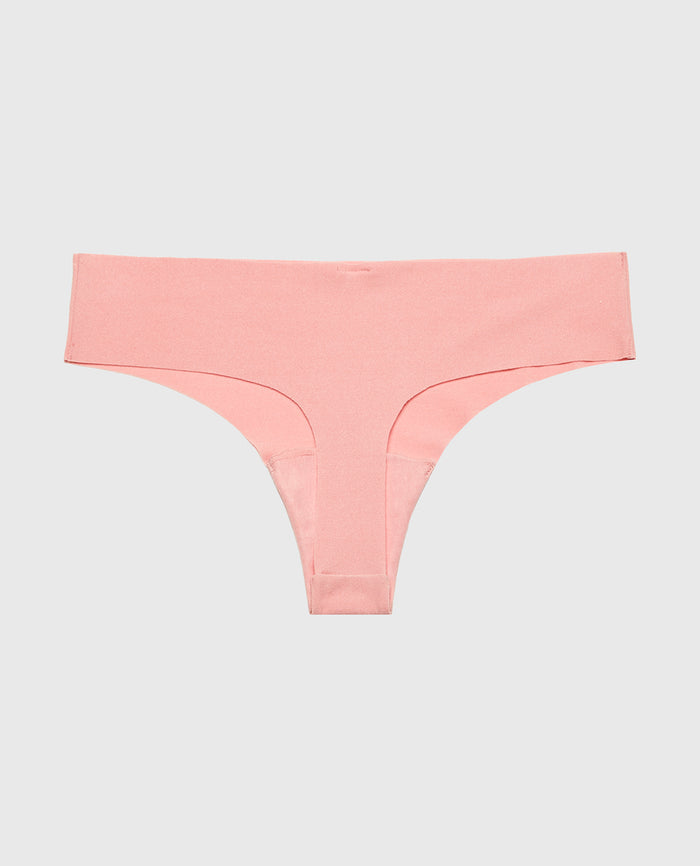 No Show Thong in Rose Elegance