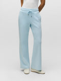 Mineral Mist Cotton-Blend Drawstring Pant - Front View On Model | Greyson Clothiers