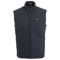 Shepherd OSU Cowboys Yukon Ultralight Hybrid Vest - Front View, OSU Logo, Channel-Quilted | Greyson Clothiers