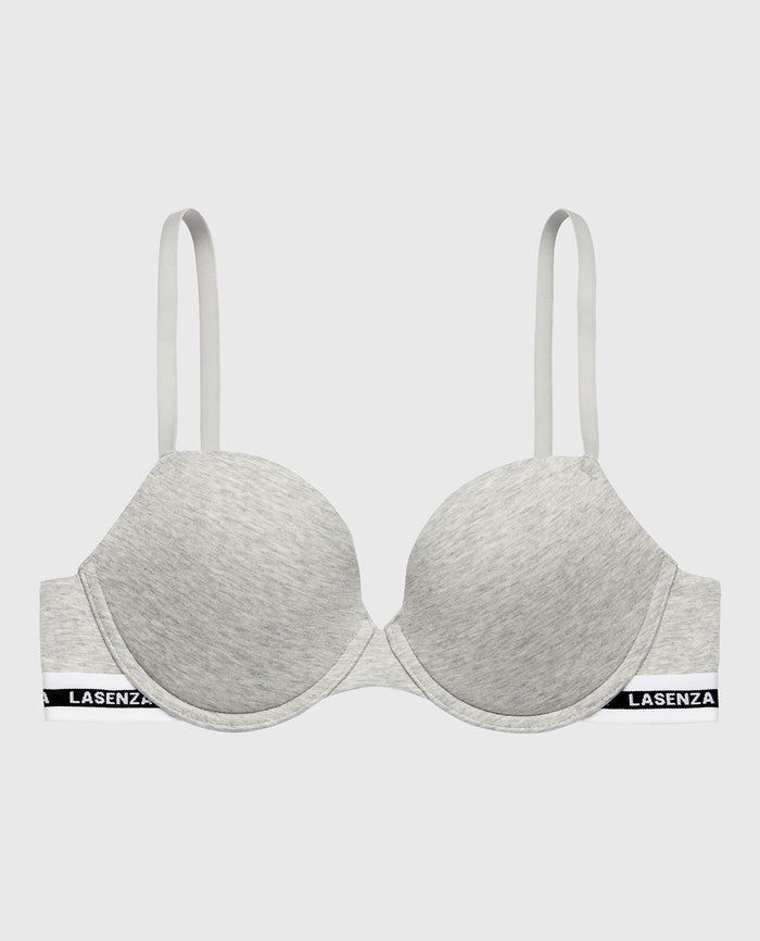 Padded Bra in Heather Grey