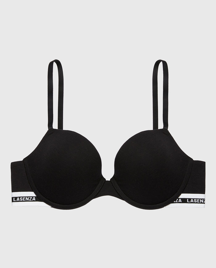 Padded Bra in Tuxedo Black